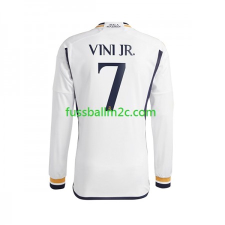 Fußballtrikots Real Madrid Vinicius Junior 7 Heim Trikotsatz 2023-2024 Langarm
